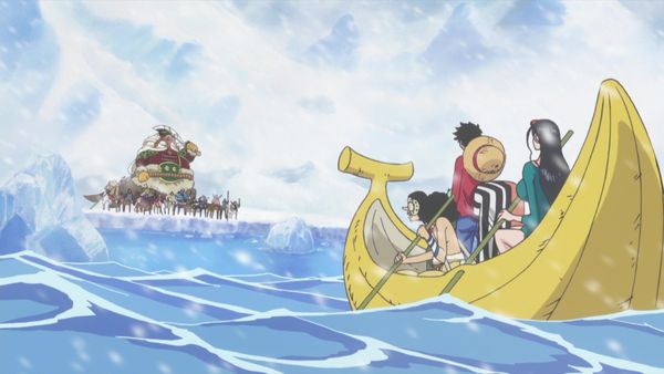 One Piece - A Swordplay Showdown! Brook vs. the Mysterious Torso Samurai!