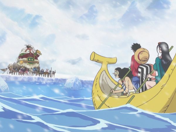 One Piece - A Swordplay Showdown! Brook vs. the Mysterious Torso Samurai!
