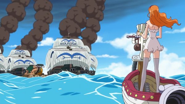 One Piece - A Collision! Law vs. Vice Admiral Smoker!