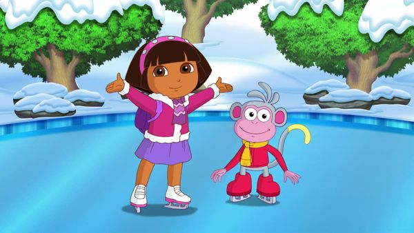 Dora l'exploratrice - Dora et le concours de patinage artistique.