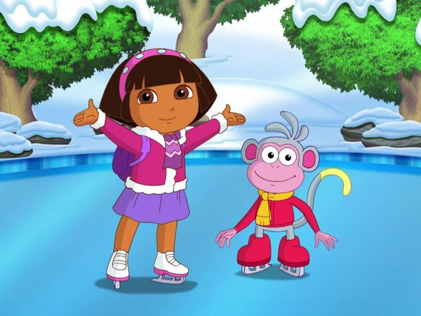 Dora l'exploratrice - Dora et le concours de patinage artistique.