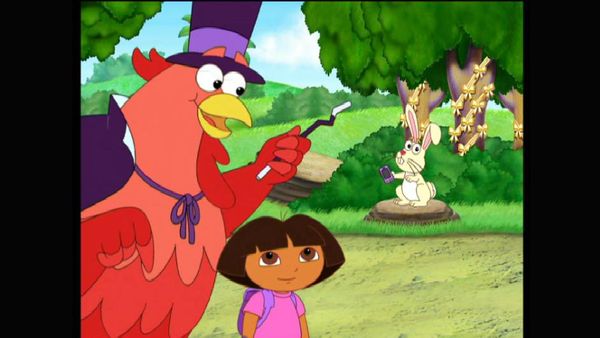 Dora l'exploratrice - La baguette magique de grand poulet rouge