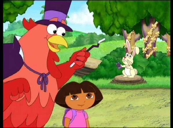 Dora l'exploratrice - La baguette magique de grand poulet rouge