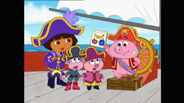 Dora l'exploratrice - Aventures à Bord d'un Bateau Pirate