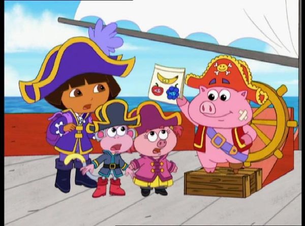 Dora l'exploratrice - Aventures à Bord d'un Bateau Pirate
