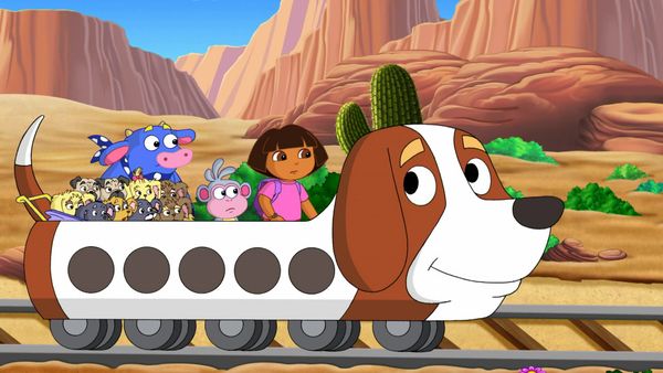 Dora l'exploratrice - Les Bébés chiens de Totor.