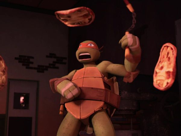 Les Tortues Ninja - Tête de pizza