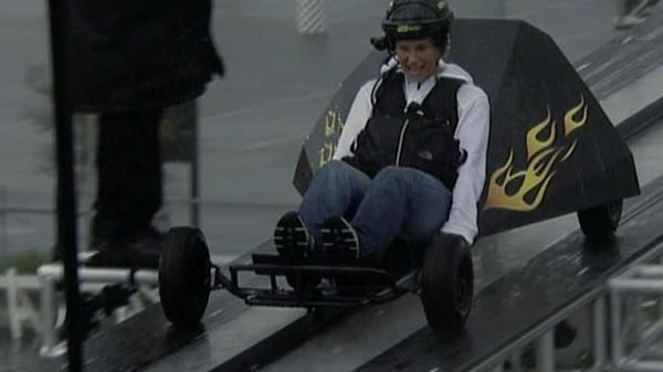 Fear Factor - Go Cart Chicken; Fear Factor Basketball; Water Rotisserie