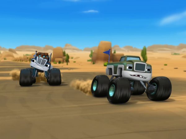 Blaze e os Monster Machines - O desafio das equipes de carros