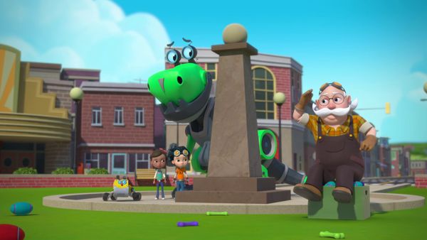 Rusty Rivets - Melhor amigo do ninho do Rusty / Robô lançador do Rusty