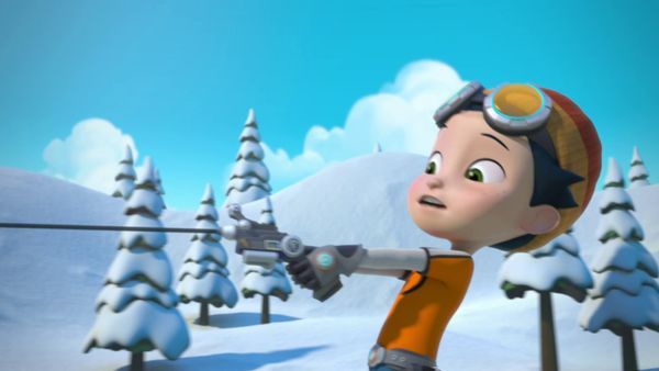 Rusty Rivets - Rusty aprende a andar de patins / Aventura rústica do Rusty