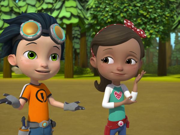 Rusty Rivets - Rusty e a competição de pêssegos / Rusty e o caos dos macacos