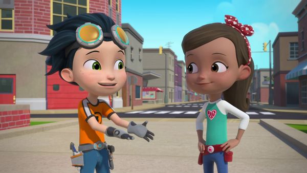 Rusty Rivets - Rusty e o projeto do animal de estimação / Rusty fica colado