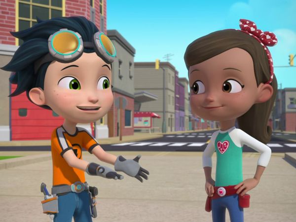 Rusty Rivets - Rusty e o projeto do animal de estimação / Rusty fica colado