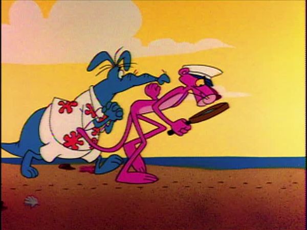 THE NEW PINK PANTHER SHOW - No Pink Is An Island