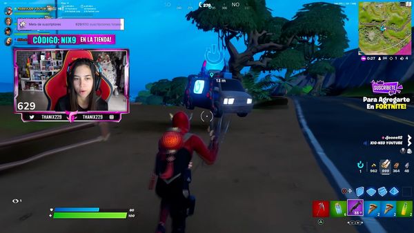 La jugadora Femenina de Fortnite De Estreno (ThaNix229) - Episodio 5