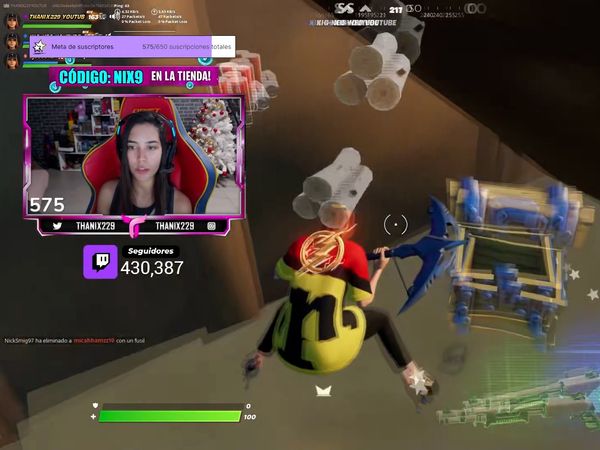 La jugadora Femenina de Fortnite De Estreno (ThaNix229) - Episodio 8