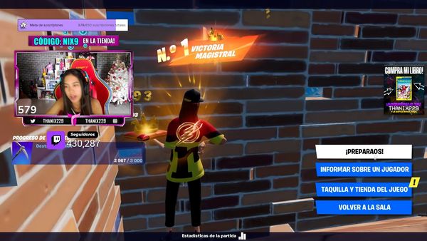 La jugadora Femenina de Fortnite De Estreno (ThaNix229) - Episodio 11