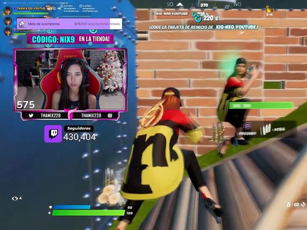 La jugadora Femenina de Fortnite De Estreno (ThaNix229) - Episodio 9