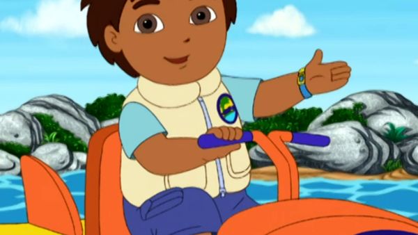 Go Diego Go LT - Diego salva al delfín bebé del río