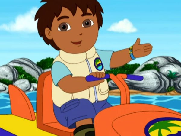 Go Diego Go LT - Diego salva al delfín bebé del río