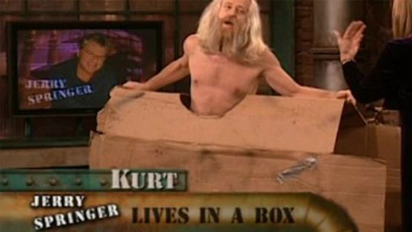 The Jerry Springer Show - I Live In A Box!