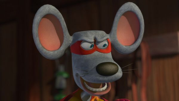 Back at the Barnyard - Cowman and Ratboy. Cow's Best Friend