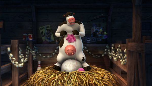 Back at the Barnyard - Pig of the Mole People. Plucky and Me