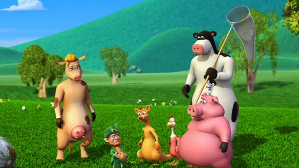 Back at the Barnyard - Four Leaf Otis. Cop Cow