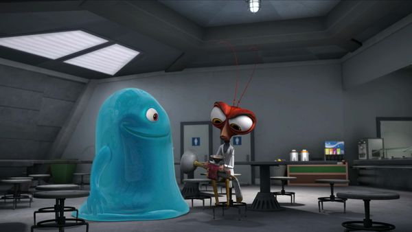Monsters vs. Aliens CA - You Can't Breathe in a Diner... In Space!/Race to the End...Zone!