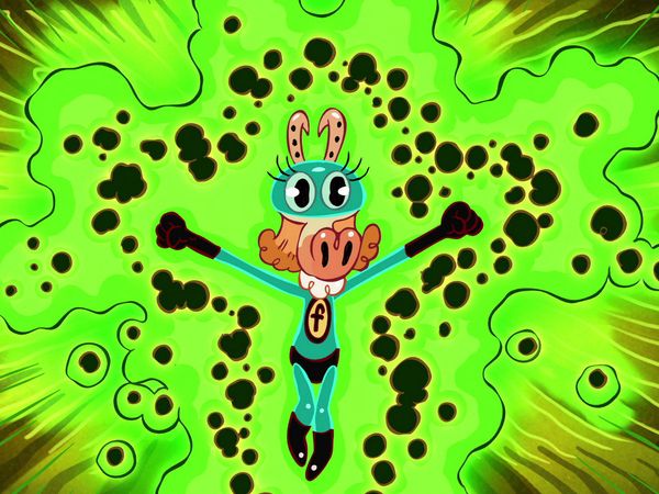 Pig Goat Banana Cricket - Super Space Meatball