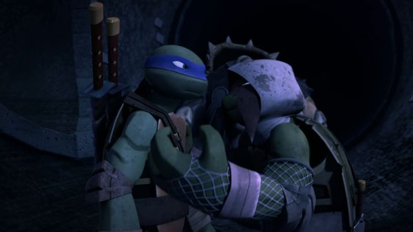As Tartarugas Ninja - Dinossauro visto nos esgotos!