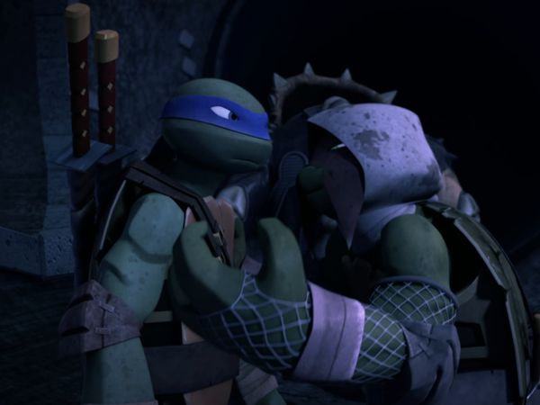 As Tartarugas Ninja - Dinossauro visto nos esgotos!