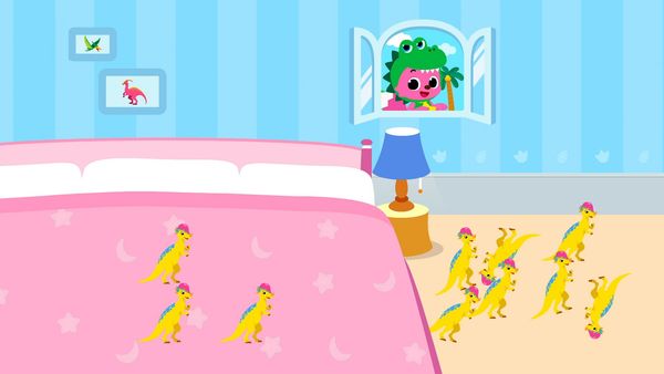Aprenda Números com o Pinkfong - Pinkfong Dez na Cama