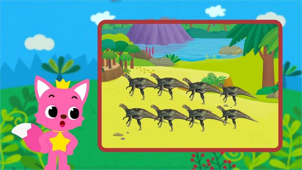Aprenda Números com o Pinkfong - Pinkfong Dinossauros com Números