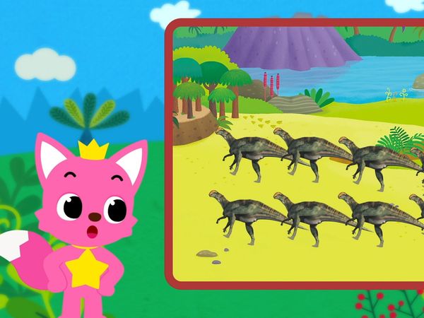 Aprenda Números com o Pinkfong - Pinkfong Dinossauros com Números