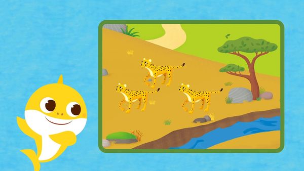 Aprenda Números com o Bebê Tubarão - Bebê Tubarão Animais com Números