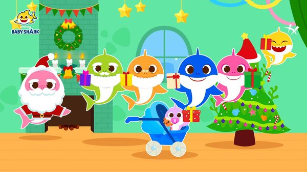 Canciones Felices del Mes - Cuentos de Navidad de Tiburón Bebé