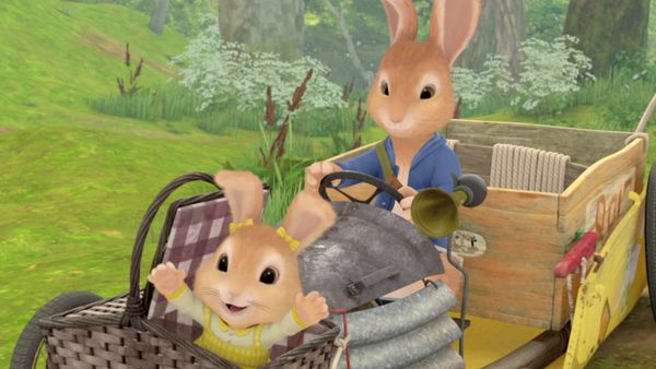 Peter Rabbit LT - El auto de carreras robado/La nueva guarida secreta