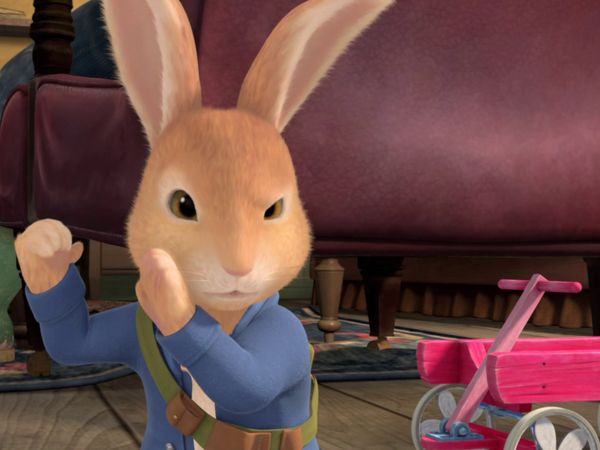 Peter Rabbit LT - El tazón de leche de Mittens/La primera flor de primavera