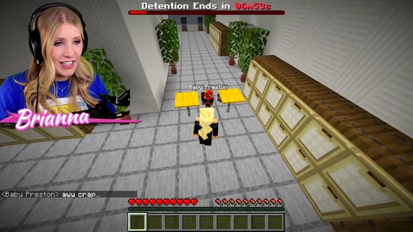 Brianna Playz - I Sent Baby Preston to Detention in Minecraft