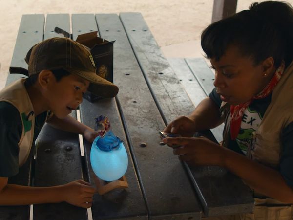 T-Rex Ranch - Too Close for Hunger / Dinosaur Surprise Egg Hunt with Dynamite / Dinosaurs at the Campfire
