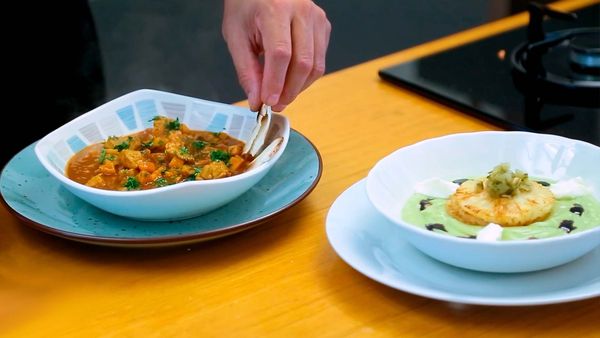 Studio Cocina- AlacocinaTv - GUISO THAI - SOPA DE PALTA CON PIÑA