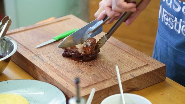 Studio Cocina- AlacocinaTv - Panceta a la Wine BBQ