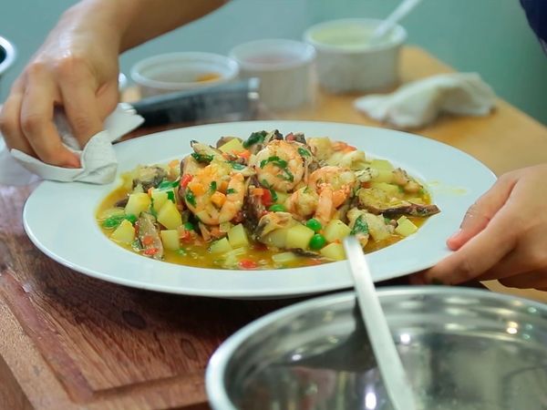 Studio Cocina- AlacocinaTv - Sanguches de Pejerrey y cau cau marino