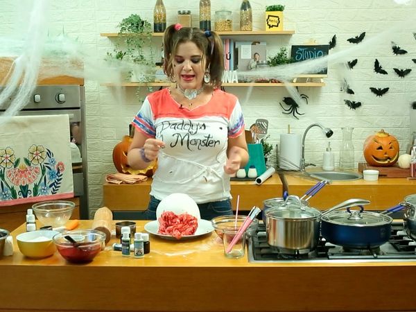 Studio Cocina- AlacocinaTv - Torta de Ojo Halloween