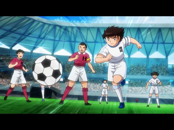 Super Campeões: Captain Tsubasa - Faltam 4 minutos. Uma batalha decisiva no ar
