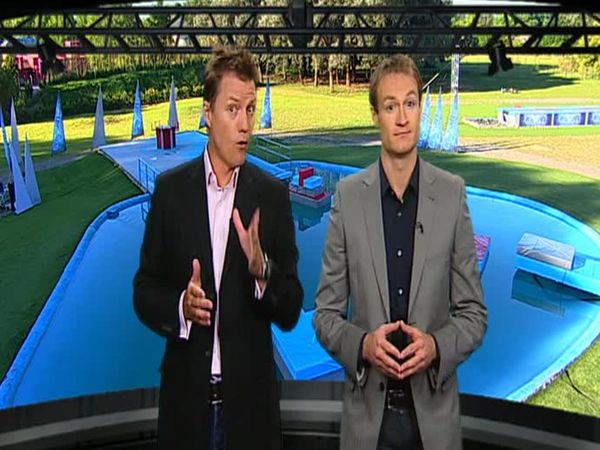 Wipeout Australia - World's Strongest Dwarf, David Clarke and Gentle Giant, Tim Watts