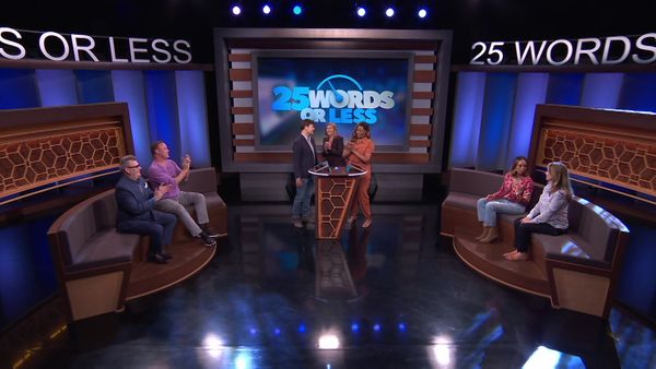 25 Words or Less - Greg Proops and Matt Iseman vs. Peri Gipin and Amber Stevens West
