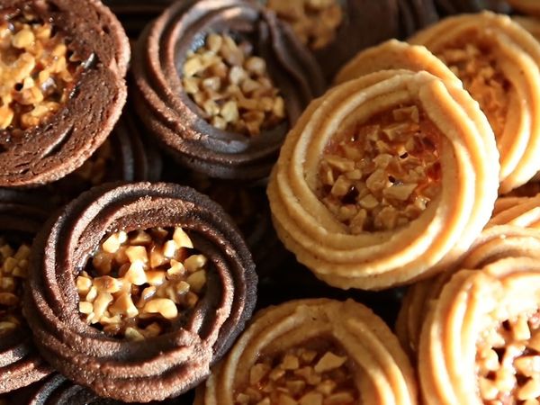 Dessert di J'adore - Biscotti al Cioccolato e Biscotti alle Noci